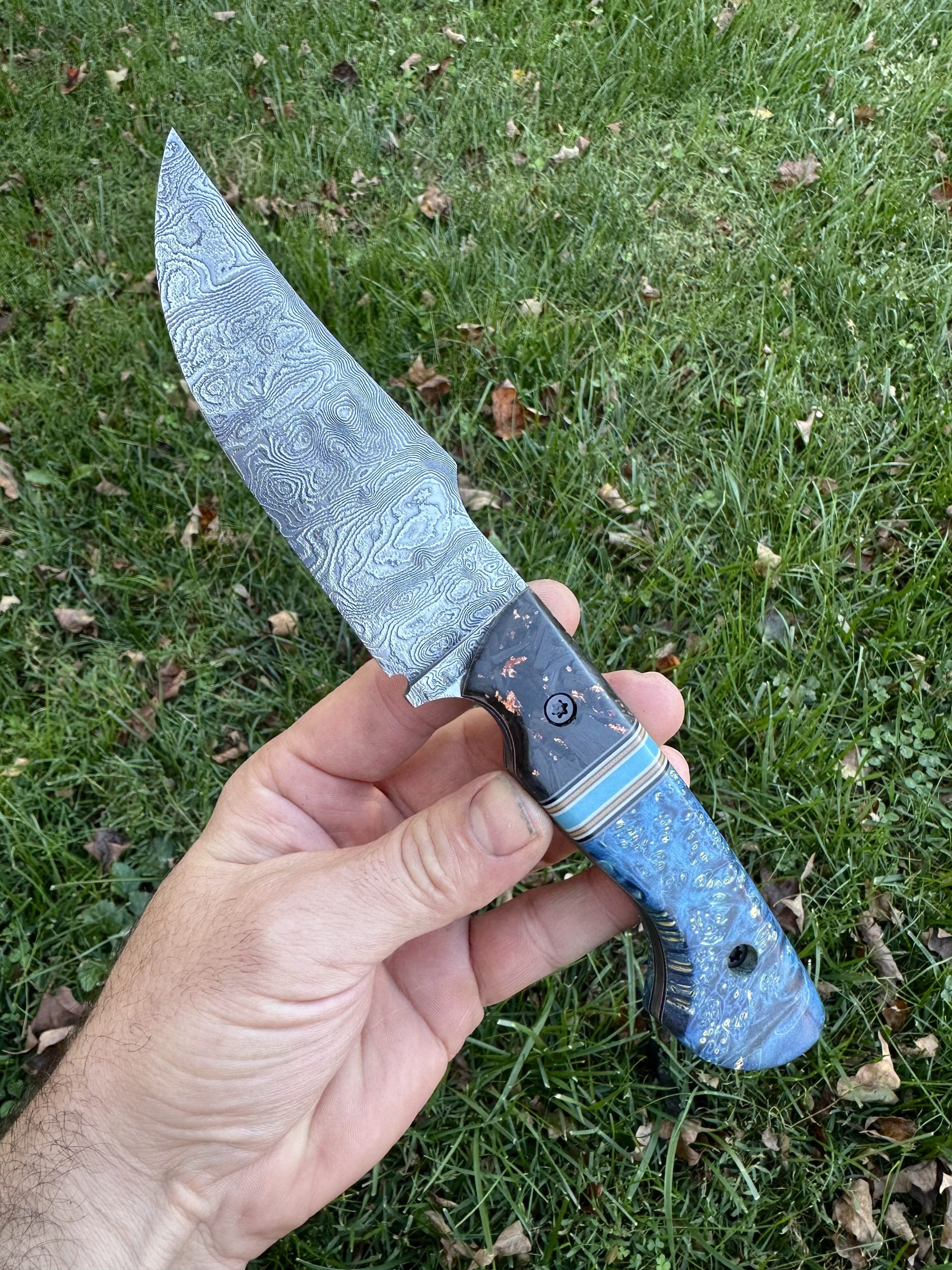 130 layer raindrop Damascus